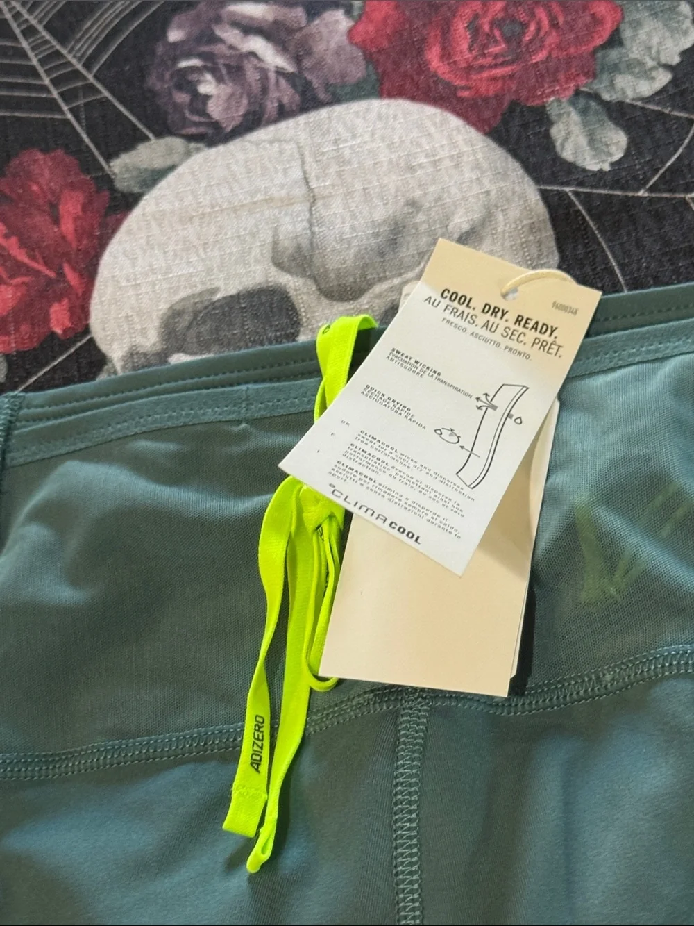 NWT Adidas Adizero Archive Running Shorts Half Tights Men's Green Teal Sz M